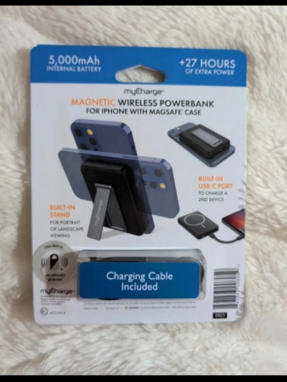 myCharge Magnetic Wireless Power Bank For iPhone With Magsafe Case